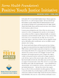 Pictured: Cover of Positive Youth Justice Initiative Briefing Paper